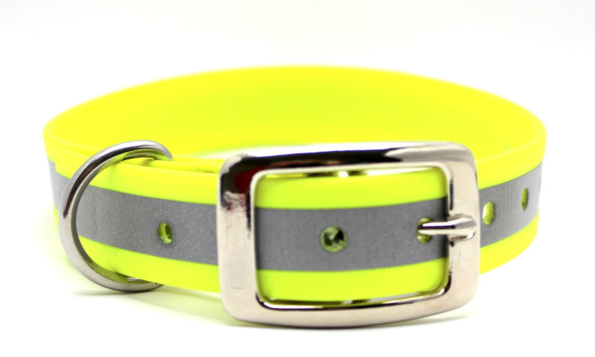  Dog collars Reflective, width 2.5 cm