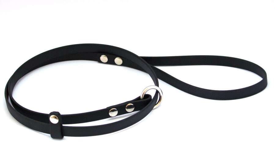Dog exhibition leash - width 1.2 cm, thickness 2.5 mm 