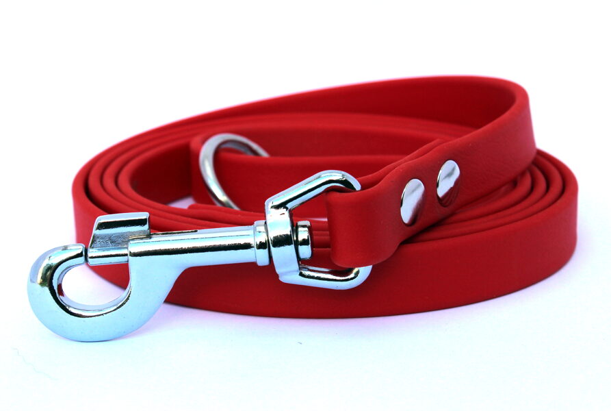  Double long 1.20 m. width 1,9 cm, thickness 3,2 mm dog leashes